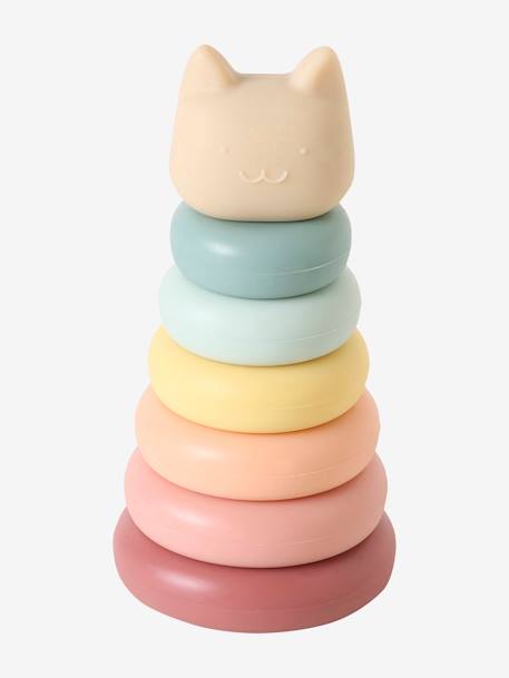 Cat Stacking Tower in Silicone white 