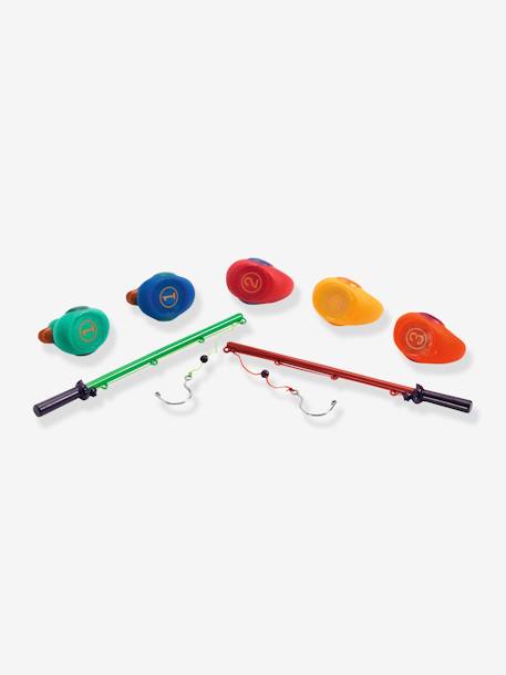 Fishing Rainbow-Coloured Ducks Game by DJECO - multicoloured, Toys
