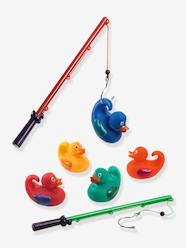 Toys-Traditional Board Games-Skill and Balance Games-Fishing Rainbow-Coloured Ducks Game by DJECO