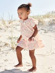 Baby-Floral Short Sleeve Dress for Babies