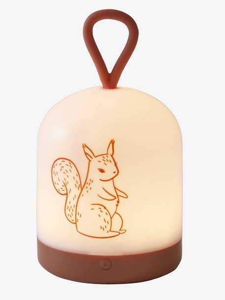 Portable Night Light, Squirrel BROWN MEDIUM SOLID WITH DESIGN 