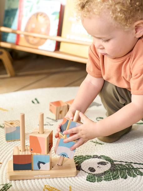 Stacking Cubes Puzzle in FSC® Wood wood 