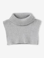 Girls-Accessories-Winter Hats, Scarves, Gloves & Mittens-Mock Collar in Rib Knit for Girls