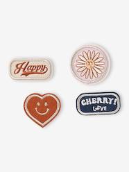 -Pack of 4 Iron-on Patches for Girls