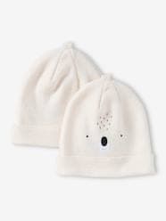 Baby-Accessories-Pack of 2 Koala Beanies for Babies
