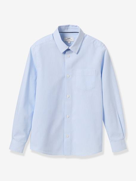 Striped Shirt for Boys by CYRILLUS striped white 