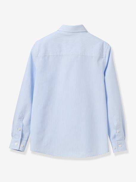 Striped Shirt for Boys by CYRILLUS striped white 