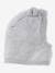 Rib Knit Beanie, Lined in Sherpa, for Baby Girls marl grey 