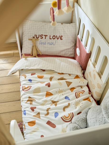 Duvet Cover in Organic Cotton* for Babies, Happy Sky multicoloured 