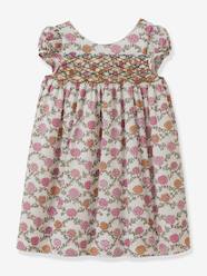 Girls-Dresses-Ana Dress in Liberty® Fabric - Parties & Weddings Collection by CYRILLUS