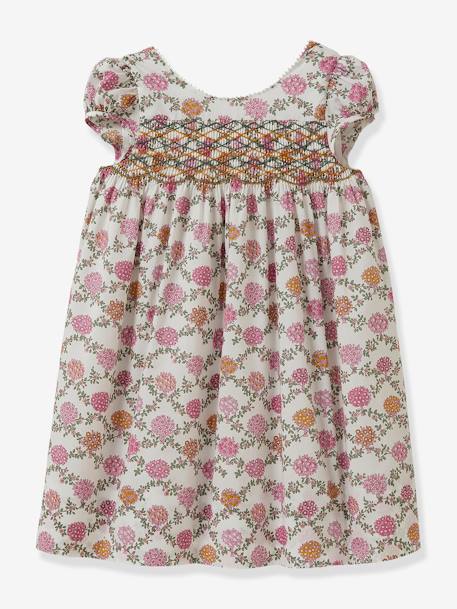 Ana Dress in Liberty® Fabric - Parties & Weddings Collection by CYRILLUS printed white 