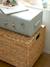 Trunk on Wheels, in Water Hyacinth BROWN MEDIUM SOLID 