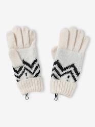 Jacquard Knit Gloves for Boys