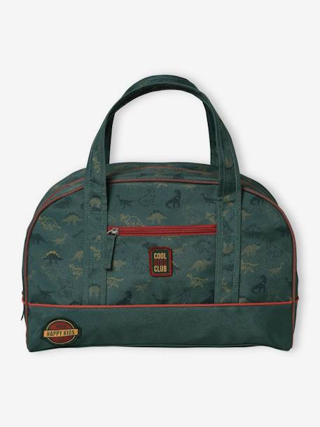 Dinosaurs Sports Bag for Boys fir green 
