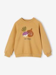 Girls-Cardigans, Jumpers & Sweatshirts-Sweatshirts & Hoodies-Sweatshirt with Motif, for Girls