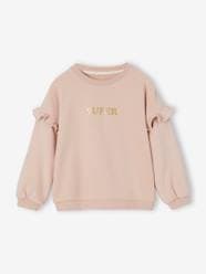 Girls-Ruffled Sweatshirt for Girls