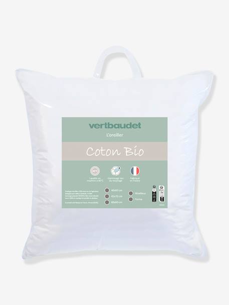 Firm Pillow in Organic Cotton* BIO COLLECTION white 