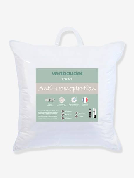 Firm, Thermoregulating Microfibre Pillow with Topcool® Treatment white 