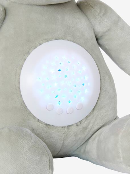 Stars Projecting Fox Night Light denim blue+golden yellow+grey+Grey+Orange 