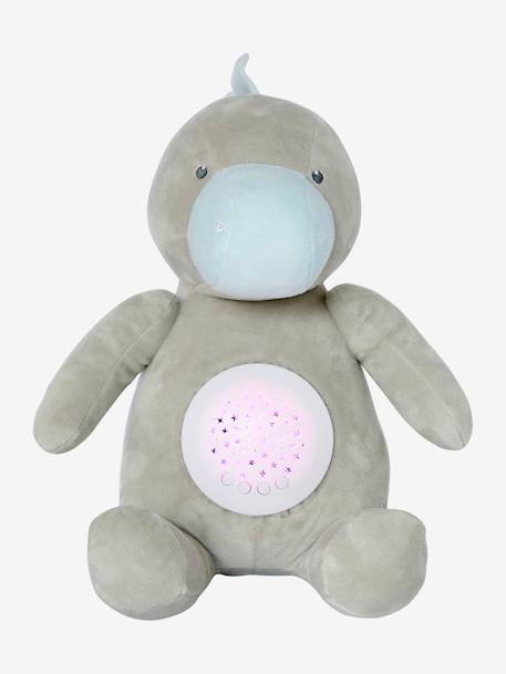 Stars Projecting Fox Night Light denim blue+golden yellow+grey+Grey+Orange 