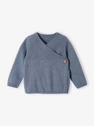 Knitted Cardigan in Organic Cotton for Newborn Babies