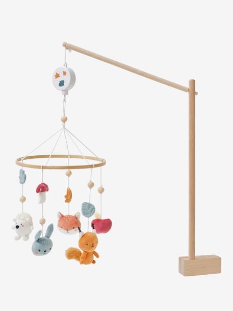 Wooden Musical Mobile, Forest Friends wood 