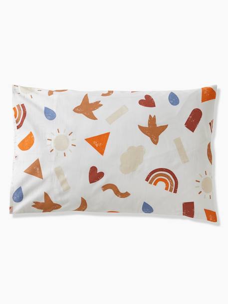Organic Cotton Pillowcase for Babies, Happy Sky multicoloured 