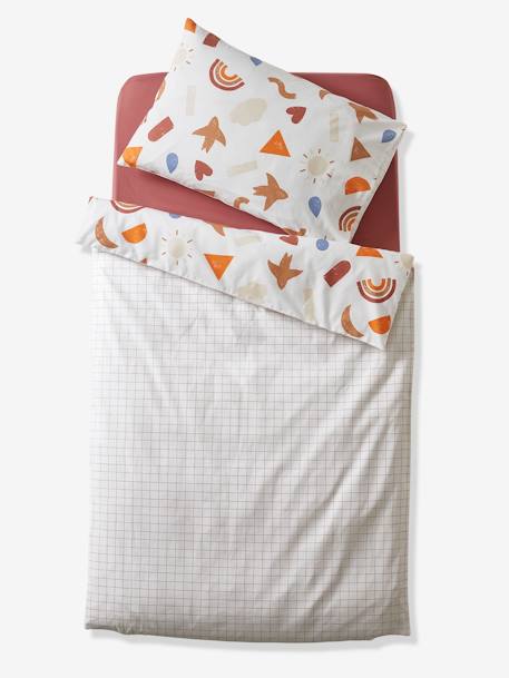 Duvet Cover in Organic Cotton* for Babies, Happy Sky multicoloured 