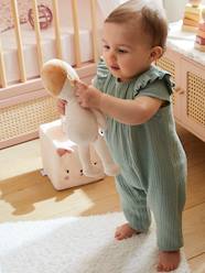 -Cotton Gauze Jumpsuit for Babies