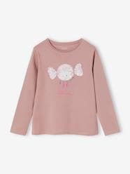 Girls-Tops-T-Shirts-Sequinned Top for Girls