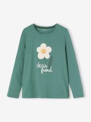 Girls-Tops-T-Shirts-Top with Bunny & Fancy Bow, for Girls
