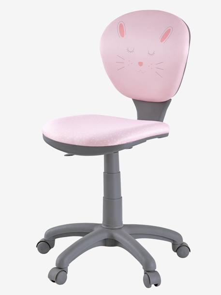 Office Chair on Wheels Light Pink 