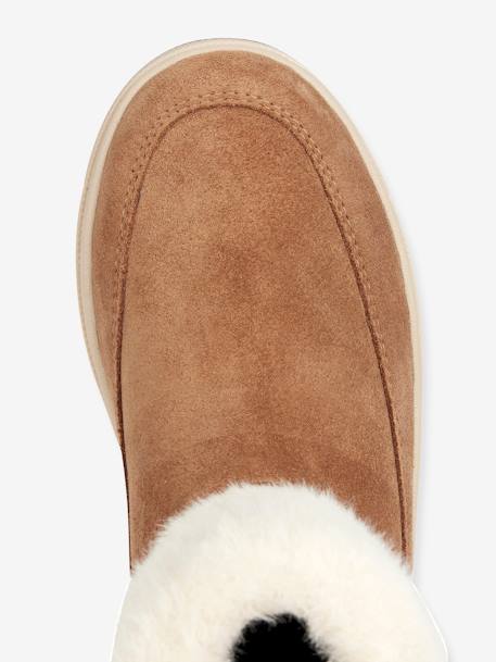 Furry Boots for Children, J Rebecca Girl WPF by GEOX® camel 