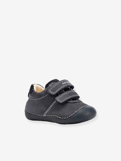 Soft Pram Shoes for Children, B Tutim by GEOX®, Designed for First Steps navy blue 