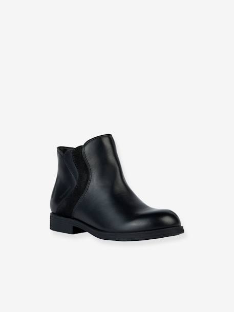 Leather Boots for Children, J Agata Girl WPF by GEOX® black 
