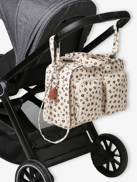 Changing Bag with Several Pockets, Family Blue+sandy beige 