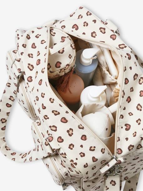 Changing Bag with Several Pockets, Family Blue+sandy beige 