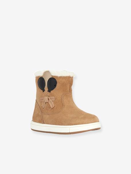 Furry Boots for Babies, B Trottola Girl by GEOX® camel 