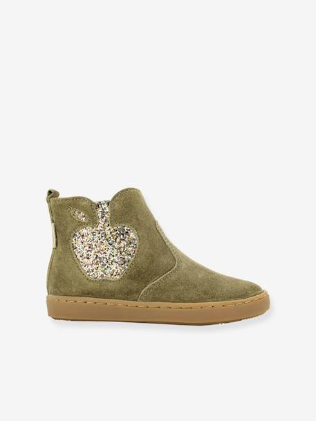 Play New Apple Velour Boots for Babies, by SHOO POM® camel+khaki 