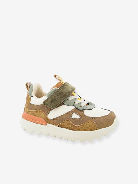 Joggy Scratch Trainers for Babies by SHOO POM® blue+camel 
