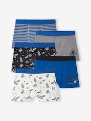 Boys-Underwear-Underpants & Boxers-Pack of 5 Stretch Boxers for Boys, "Space"