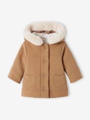 Baby-Outerwear-Coats-Coat with Hood for Baby Girls