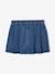 Pleated Denim Skirt, for Girls stone 