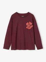Boys-Tops-Long Sleeve Top with Cool Motif on the Chest for Boys