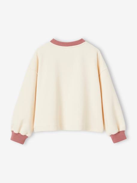 Muse Sweatshirt, Short & Sporty, for Girls ecru 