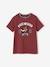 T-Shirt with Fun Fox Motif for Boys bordeaux red 