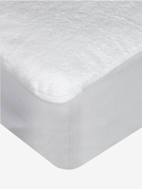 Waterproof Mattress Protector in Soft Touch Microfibre white 