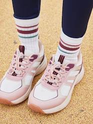 Shoes-Elasticated Trainers with Thick Soles for Girls
