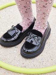 Shoes-Girls Footwear-Patent Junior Moccasins