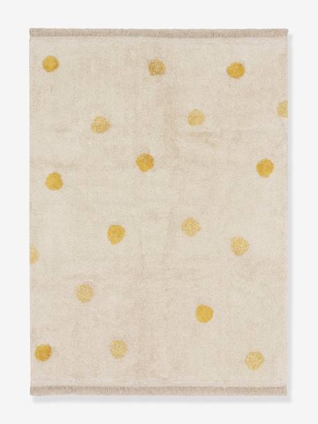 Washable Cotton Rug, Dotted - LORENA CANALS yellow 